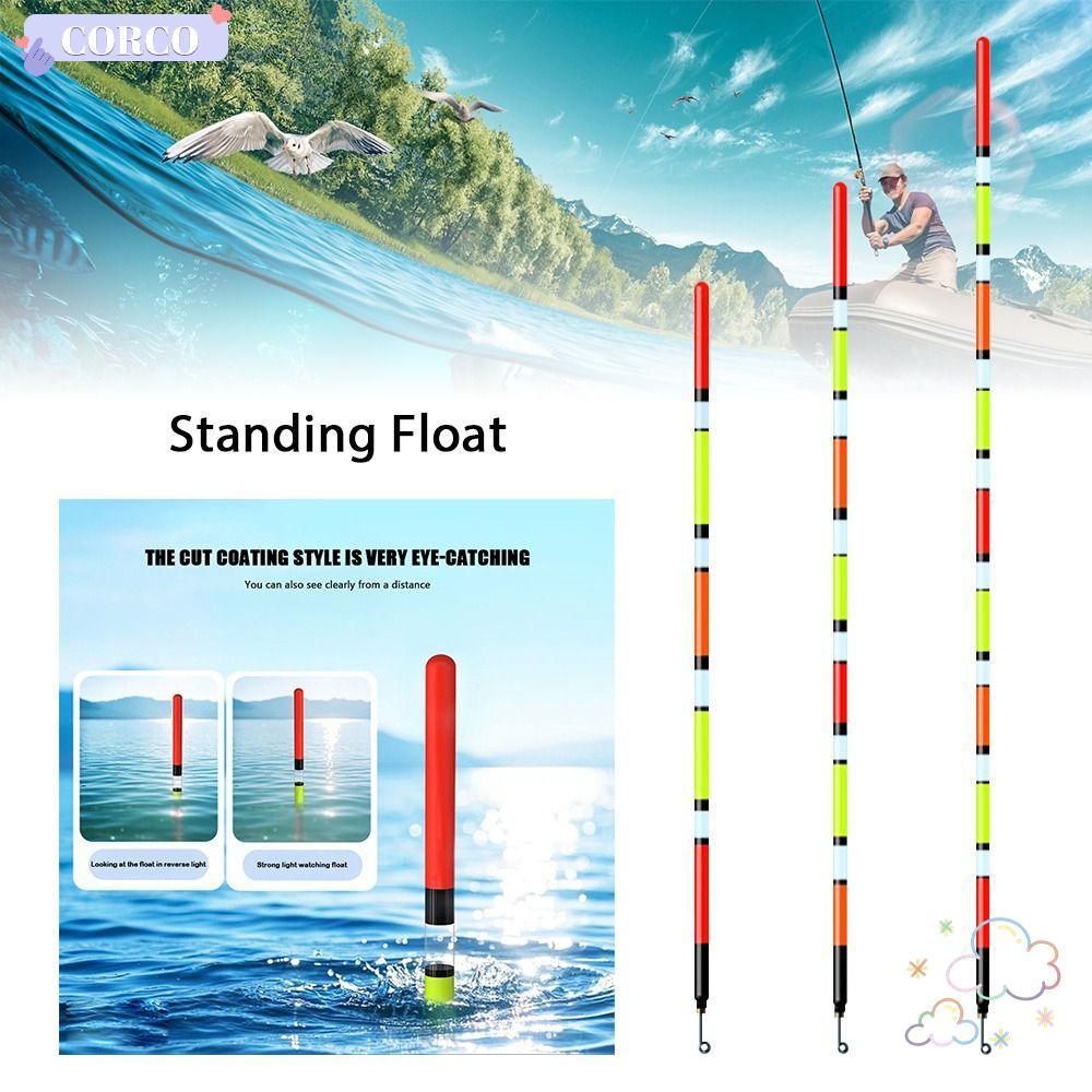 CORCO Straw Float ลอยความไวสูงตามฤดูกาล สำหรับตกปลาร๊อกและปลาคาร์พ ...