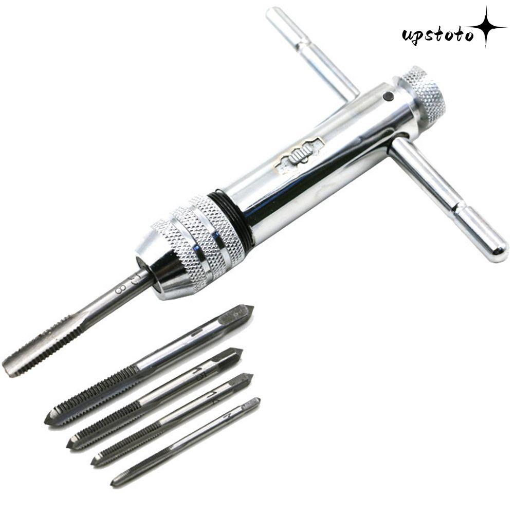 UPSTOTO ประแจวงล้อปรับ M5-M12 Spanner Thread Tap Twist เจาะบิตเมตริกสก ...