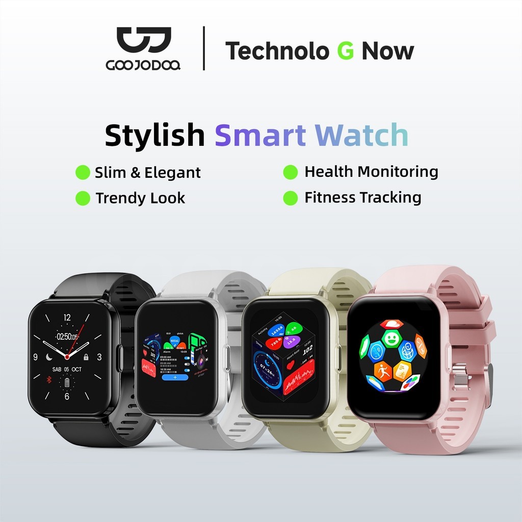 GOOJODOQ Smartwatch 1.83-inch Display Screen All-weather Health and ...