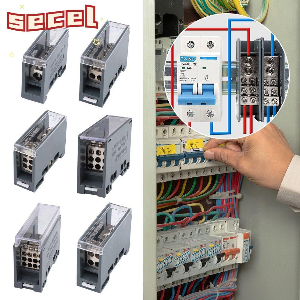 SECEL Din Rail Terminal Block, 150A Universal Distribution Box, คุณภาพ ...