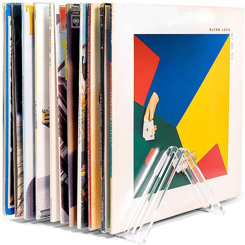 Blossom Bazaar 12 ช่องอะคริลิค Desktop Record Display Rack StandCD Disc ...