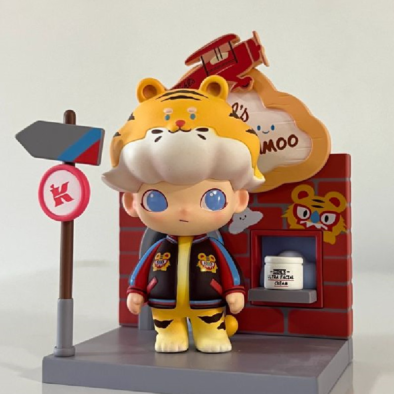 P POPMART POPMART DIMOO Co-Branded Tiger ลิฟท์ปีเสือเครื่องประดับ ...
