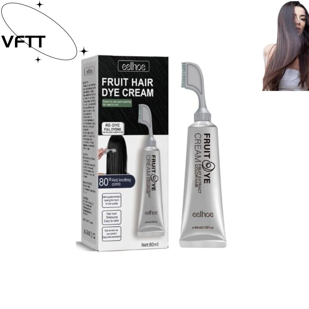 VFTT ครีมย้อมผมธรรมชาติ, เอฟเฟกต์สากล a Long Time Fruit Dyeing Hair ...