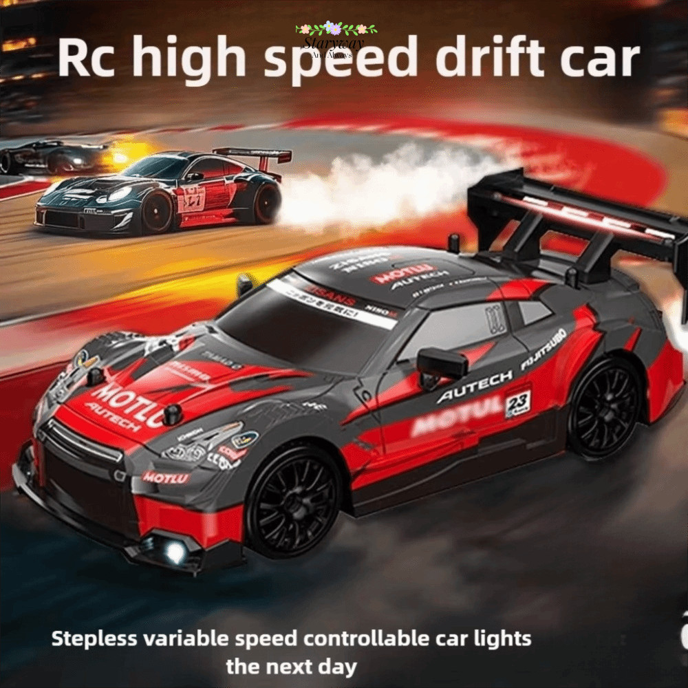 STARYSWAY AE86 RC Drift Car, 4WD 1:24 RC Stunt Car, Cool ความเร็วสูง 2 ...