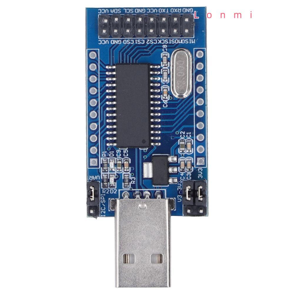 โมดูลแปลงพอร์ต USB LONMI, USB ถึง UART/IIC/SPI/TTL/ISP/EPP/MEM โมดูล ...