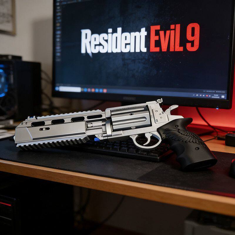 [Pre Order] ปืน Revolver ของ Leon จาก Resident Evil วัสดุพลาสติก/3D ...