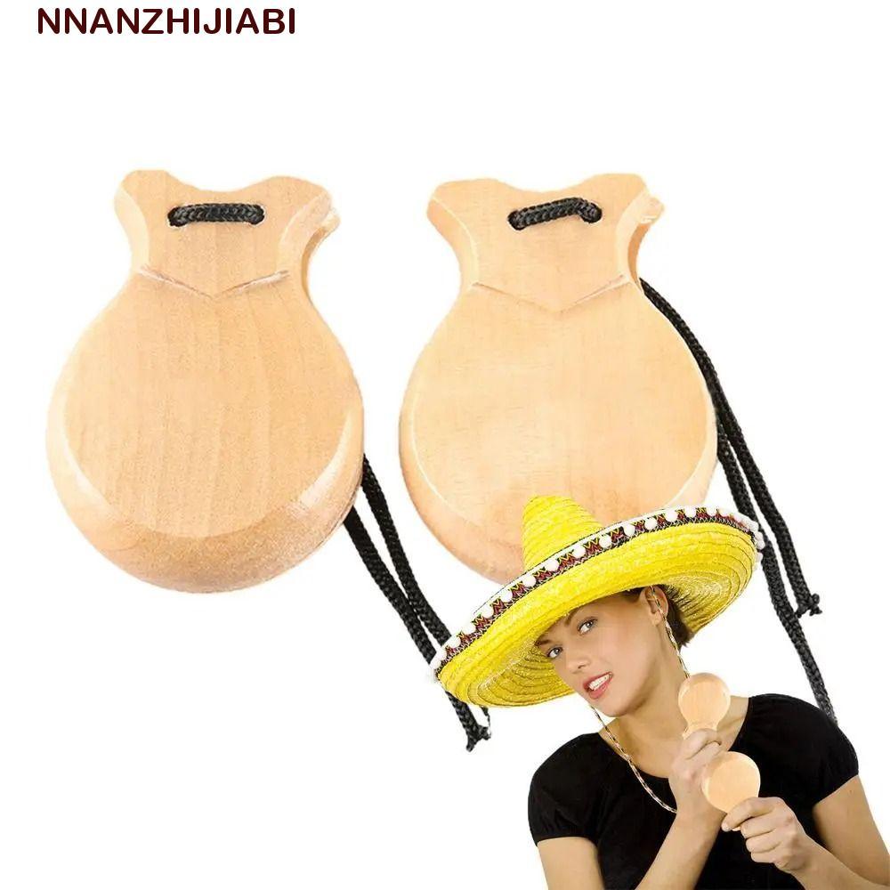 NANZHIJIABI สเปน Castanets, แบบดั้งเดิมไม้ Flamenco Dance Castanets ...
