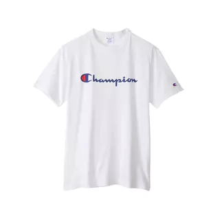 CHAMPION ESSENTIAL CHAMPION LOGO เสื้อยืดแขนสั้นผู้ชาย