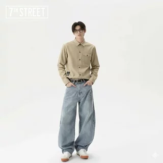 7th Street X The Zign แจ็คเก็ตผ้าcotton100% ผ้าหนาอยู่ทรง แพทเทิร์นสไตล์ยุค90‘ เป็นแพทเทิร์นโอเวอร์ไซส์ที่สวยมาก รุ่น...