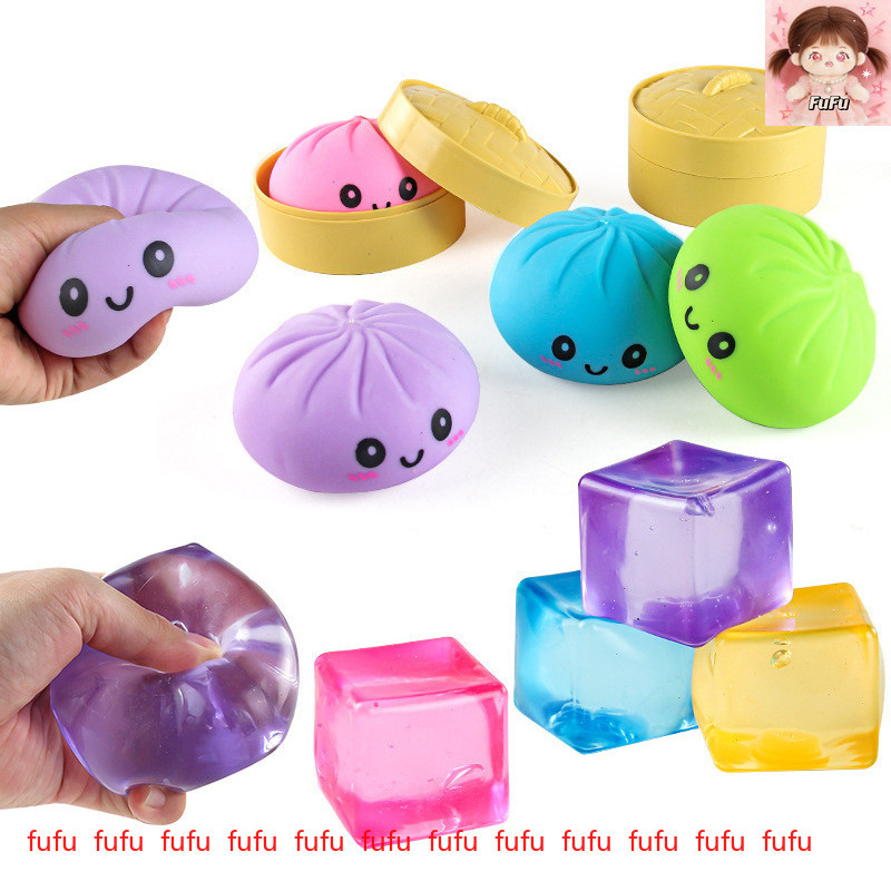NeeDoh Nice Cube Squishy Dumpling Squishies,Giant Dumpling Box Sensory ...