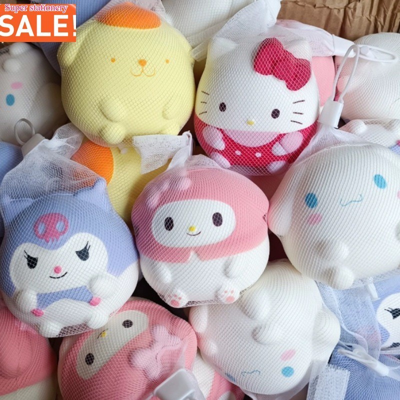 โปรโมชั่น Flash Sale : A00210 สกุชชี่ สไลม์ ทาบะสกุชชี่ ดินเบา สลาม สกุชชี่หนึบ squishy ซาลาเปา ของเล่นจิ๋ว สกุชชี่พีช