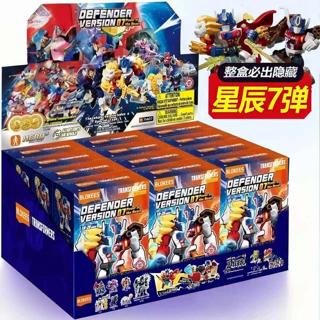 [blokees] Building Block Man Transformers Star Edition Seventh White ...