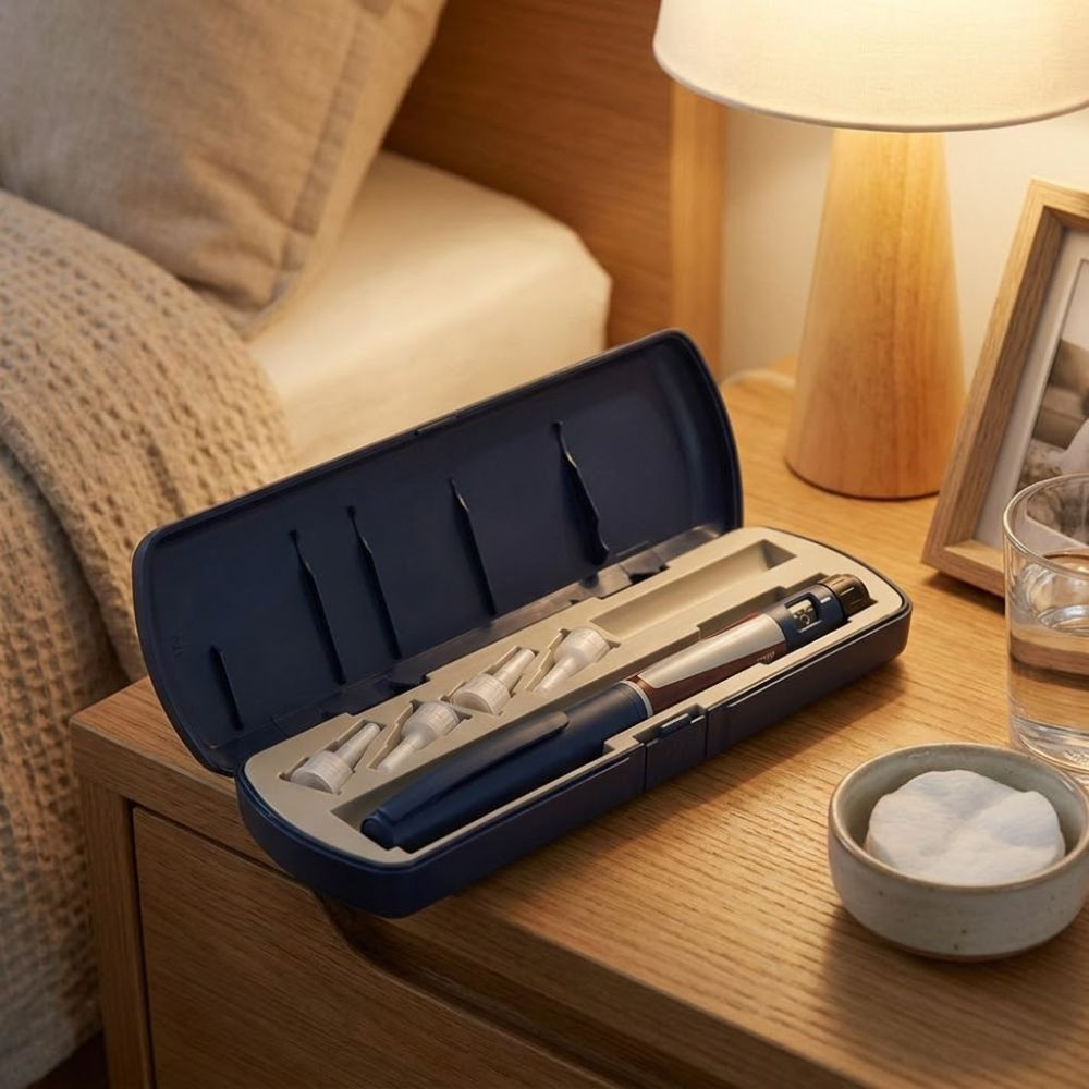 JDZLU Insulin ฉีดปากกา, Universal Multi Grid Insulin Pen Storage Box ...
