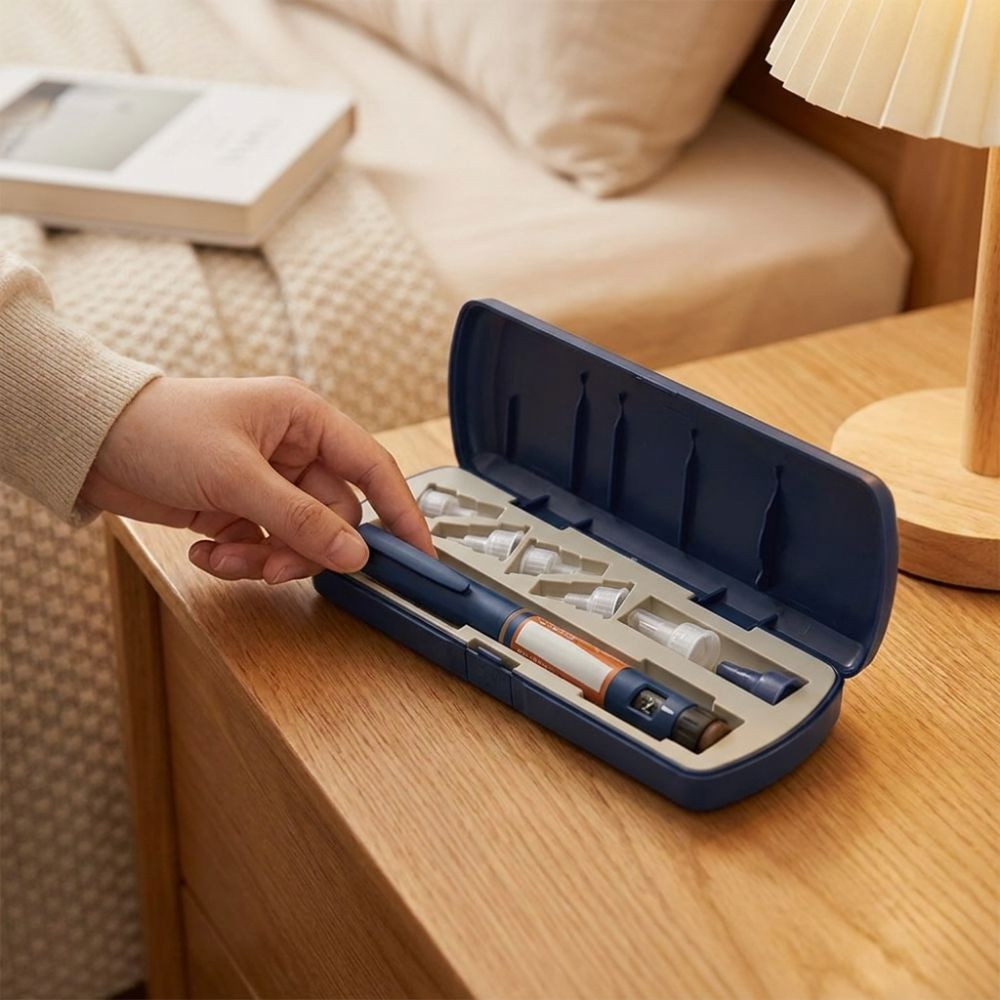 JDZLU Insulin ฉีดปากกา, Universal Multi Grid Insulin Pen Storage Box ...