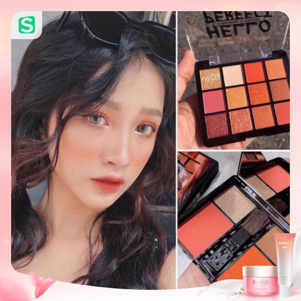 พาเลทอายแชโดว์ บลัชออน คอนทัวร์ ไฮไลท์ Obdo | Shopee Thailand