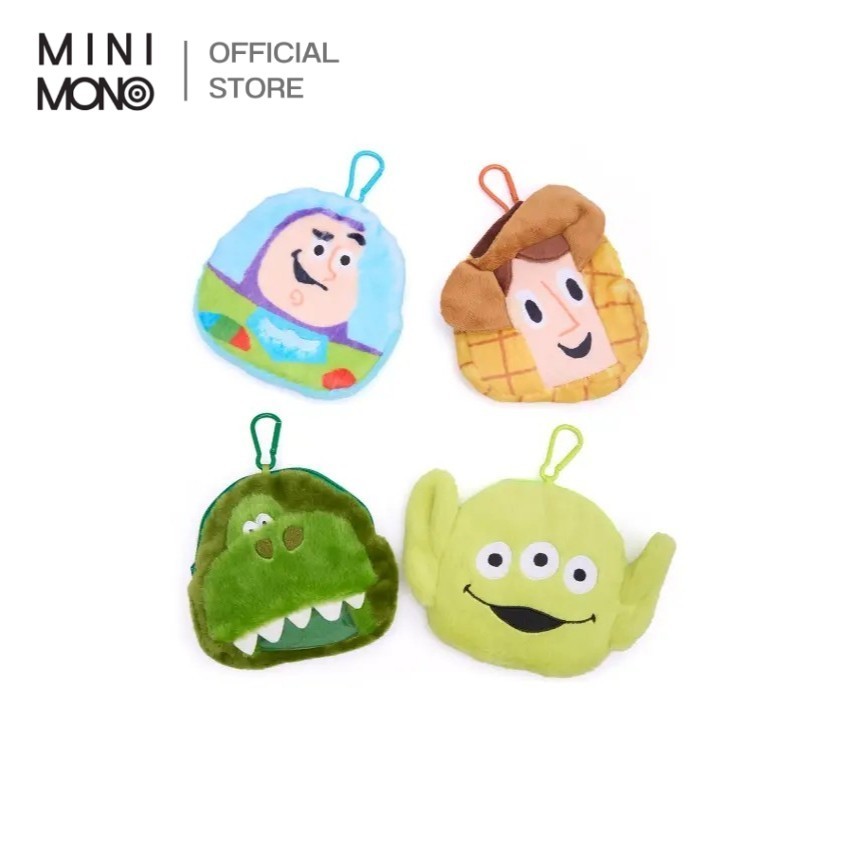 Mini Mono x Toy Story กระเป๋าช้อปปิ้ง แบบพับได้ พกพาสะดวก น้ำหนักเบา พร้อมกระเป๋าใบเล็กสำหรับพับเก็บ