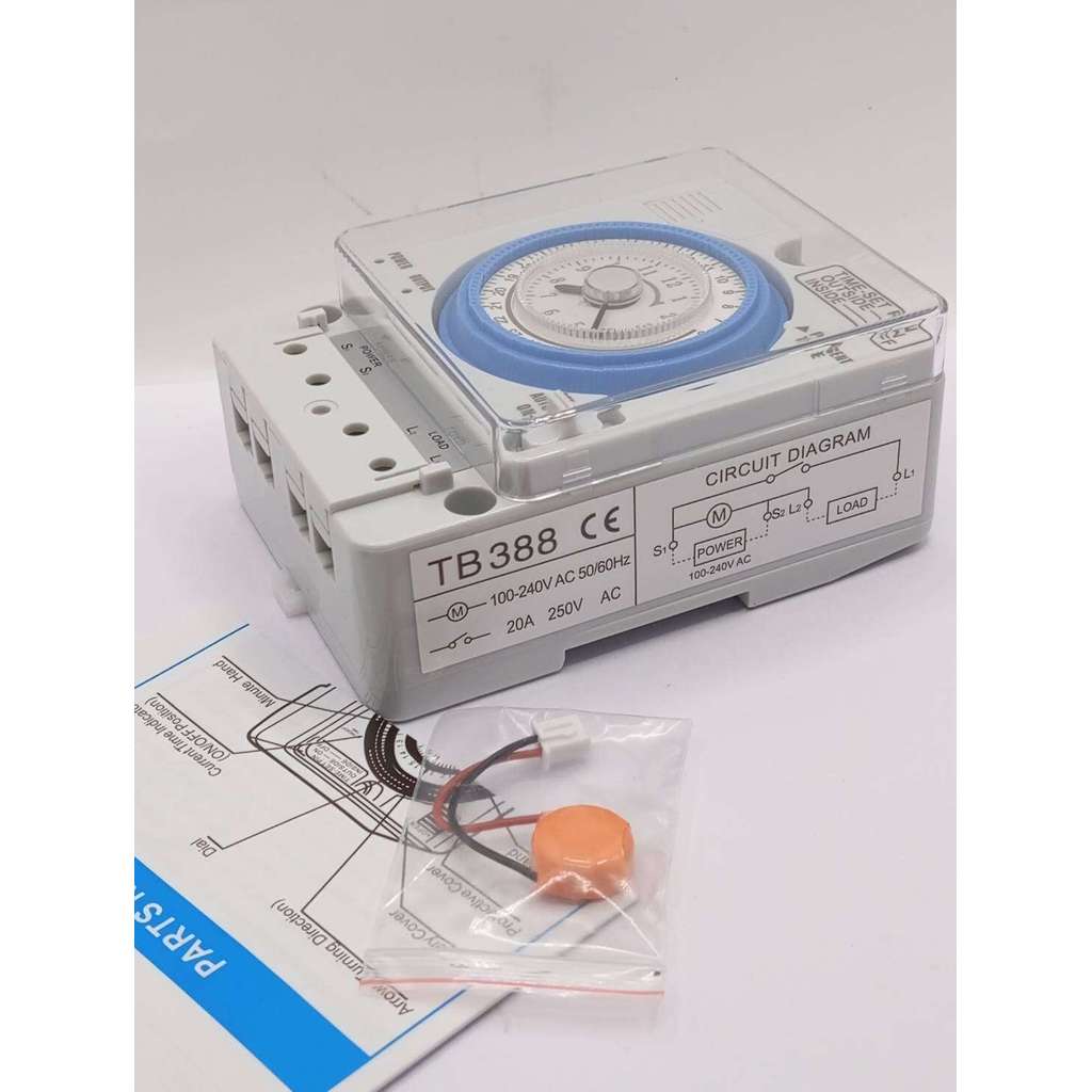 New TB388 timer switch 220v ตั้งเวลา ทามเมอร์เวลา220v timer ตั้งเวลา ...