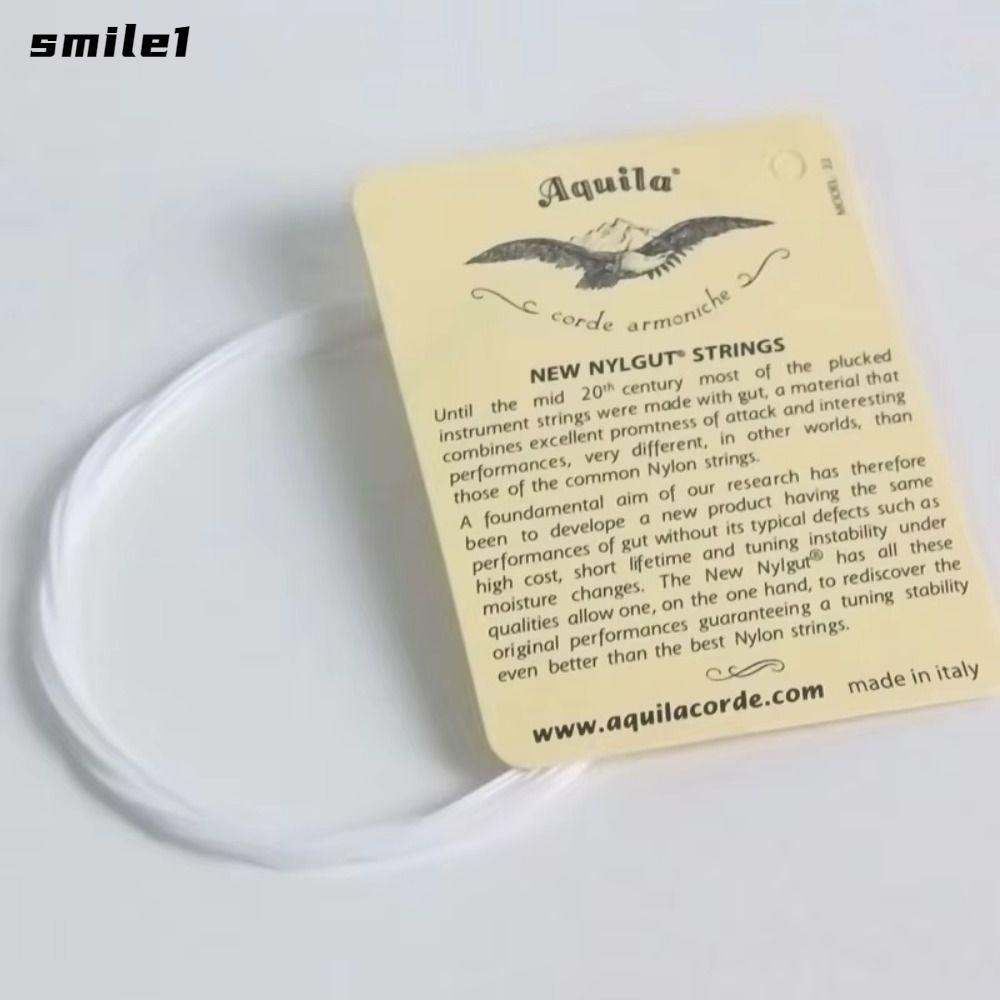 SMILE สาย Ukulele ติดตั้งง่ายทนทาน Nylgut Strings, ไนลอน 4 สาย Ukelele ...