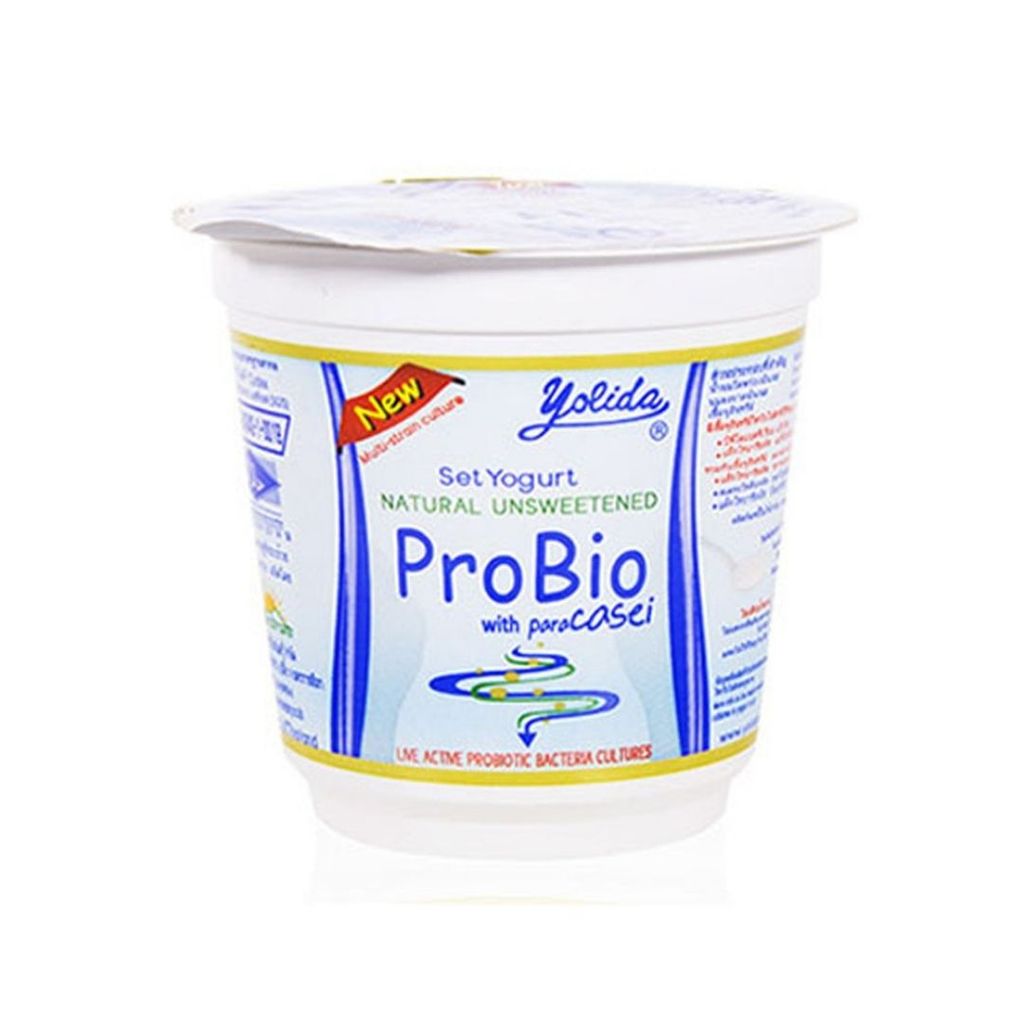 โยลิดา โยเกิร์ตธรรมชาติโพรไบโอ (Yolida Set Yoghurt ProBio Plain 120g ...