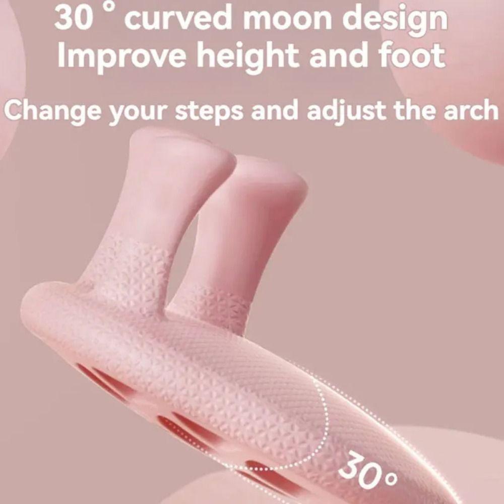 JENNIFERDZ 1 คู่ Toes แยก,ขาบางยกก้นเท้า Arch Trainer,แบบพกพา TPR ลื่น ...
