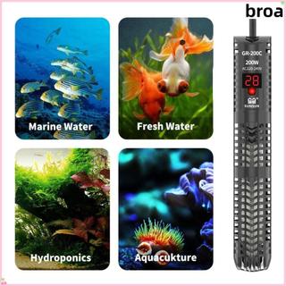 BROA Fish Tank Heating Rod, kính chịu GR, màn hình LCD hiển thị kỹ thuật số, tiết kiệm năng lượng, điều khiển nhiệt độ bên ngoài, máy sưởi bể cá.