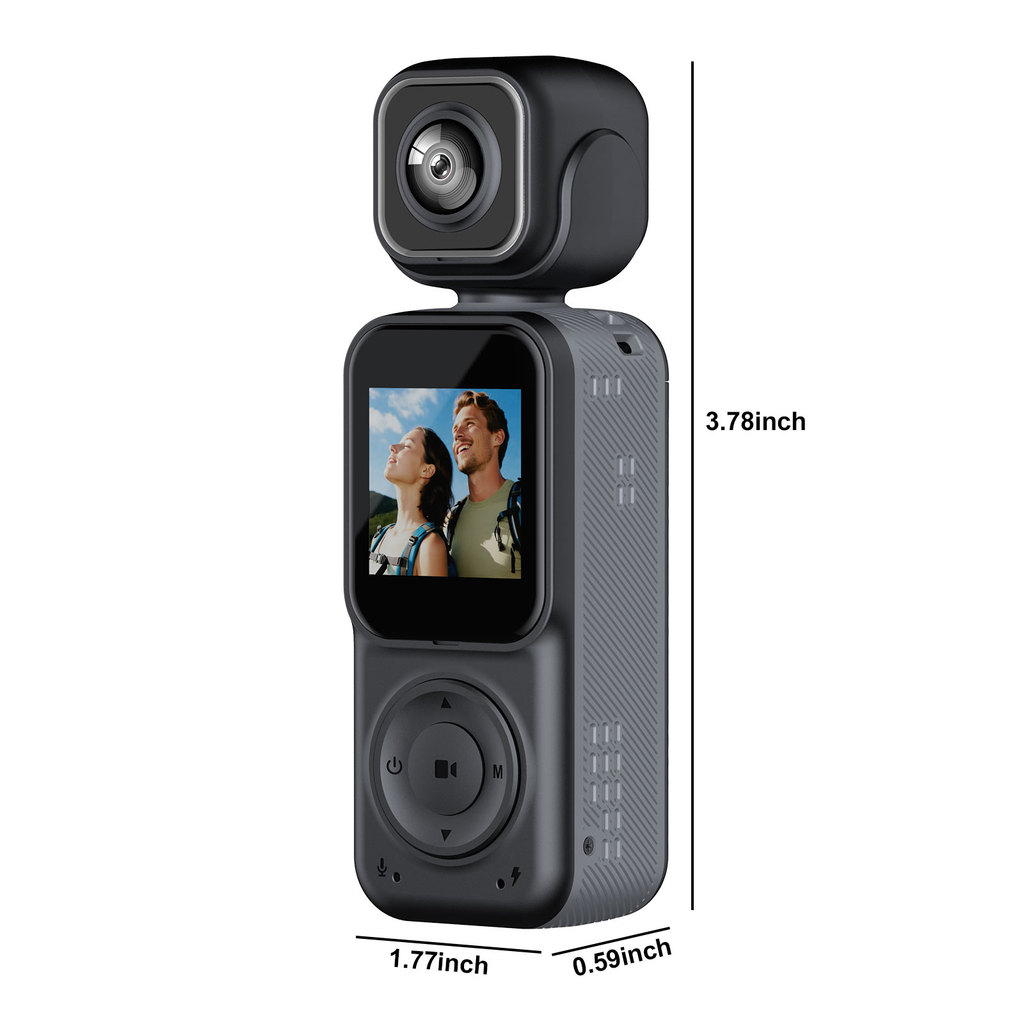 Body Camera Split-Screen LCD สําหรับ Sport Bike Travel Polices Law ...