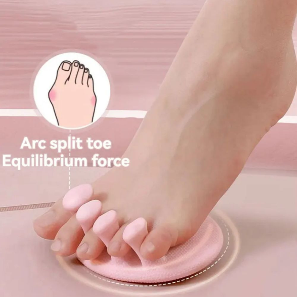 JENNIFERDZ 1 คู่ Toes แยก,ขาบางยกก้นเท้า Arch Trainer,แบบพกพา TPR ลื่น ...