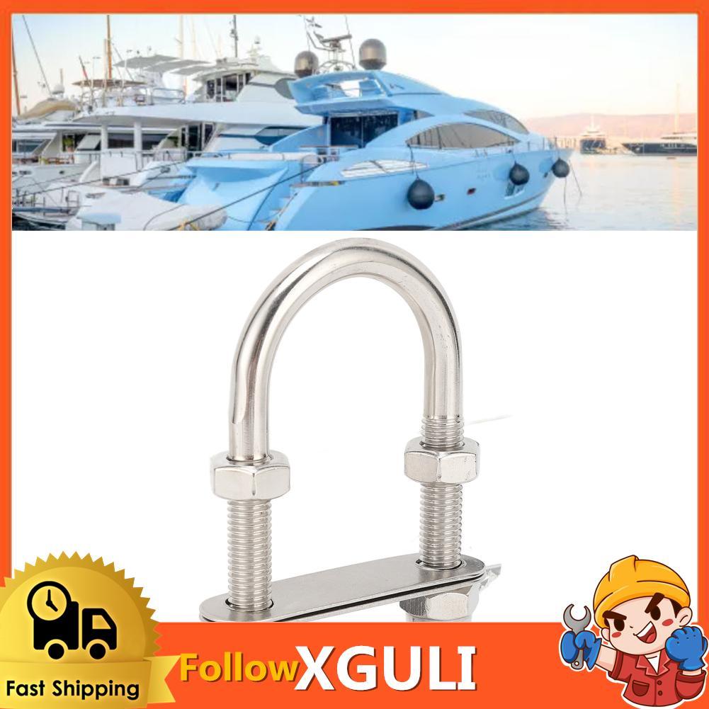 Xguli Xguli เรือ U สลักเกลียวความต้านทานกระจกขัดเงา M10x95x45mm Marine ...