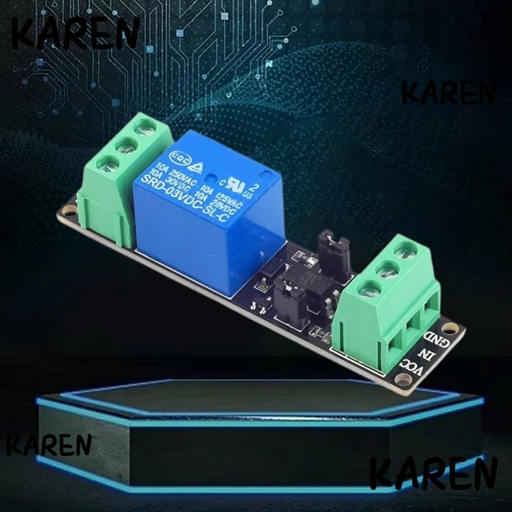 KARENGOODS โมดูลรีเลย์ Optocoupler ไดร์เวอร์ระดับสูง Microcontroller IO ...