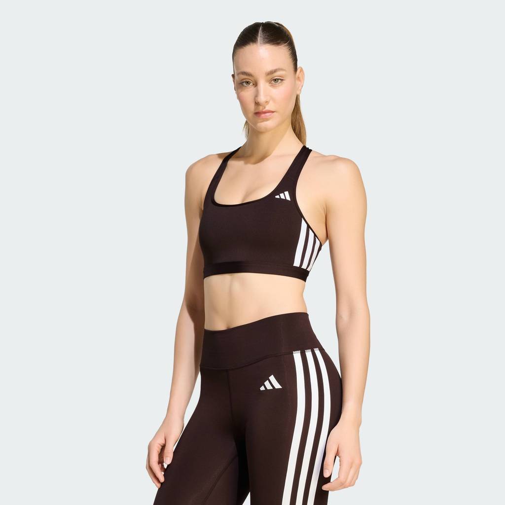 adidas Optime Essentials Workout 3-Stripes Medium Support