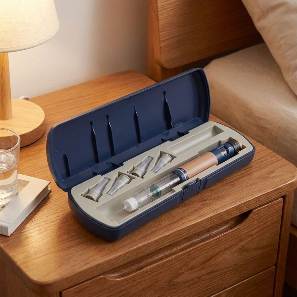 JDZLU Insulin ฉีดปากกา, Universal Multi Grid Insulin Pen Storage Box ...