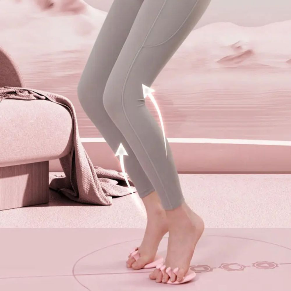 JENNIFERDZ 1 คู่ Toes แยก,ขาบางยกก้นเท้า Arch Trainer,แบบพกพา TPR ลื่น ...