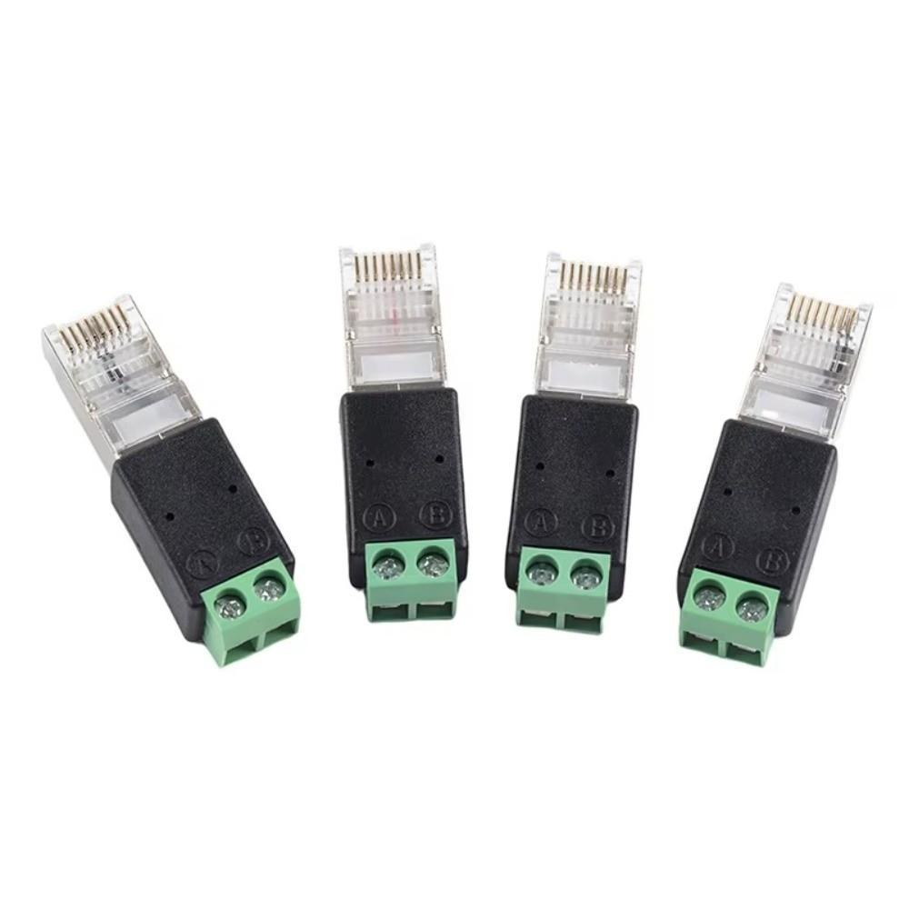 SHOUH RJ45 ถึง RS485 Converter, RJ45 ชาย 2PIN Terminal RJ45 Terminal ...