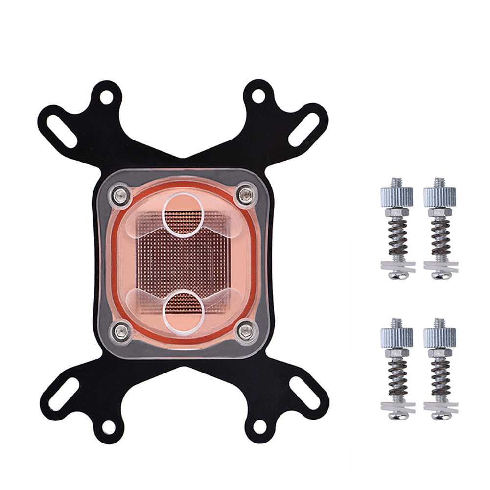 Supose CPU Water Cooling Block Waterblock Liquid Cooler 50 มม.ฐานทองแดง ...