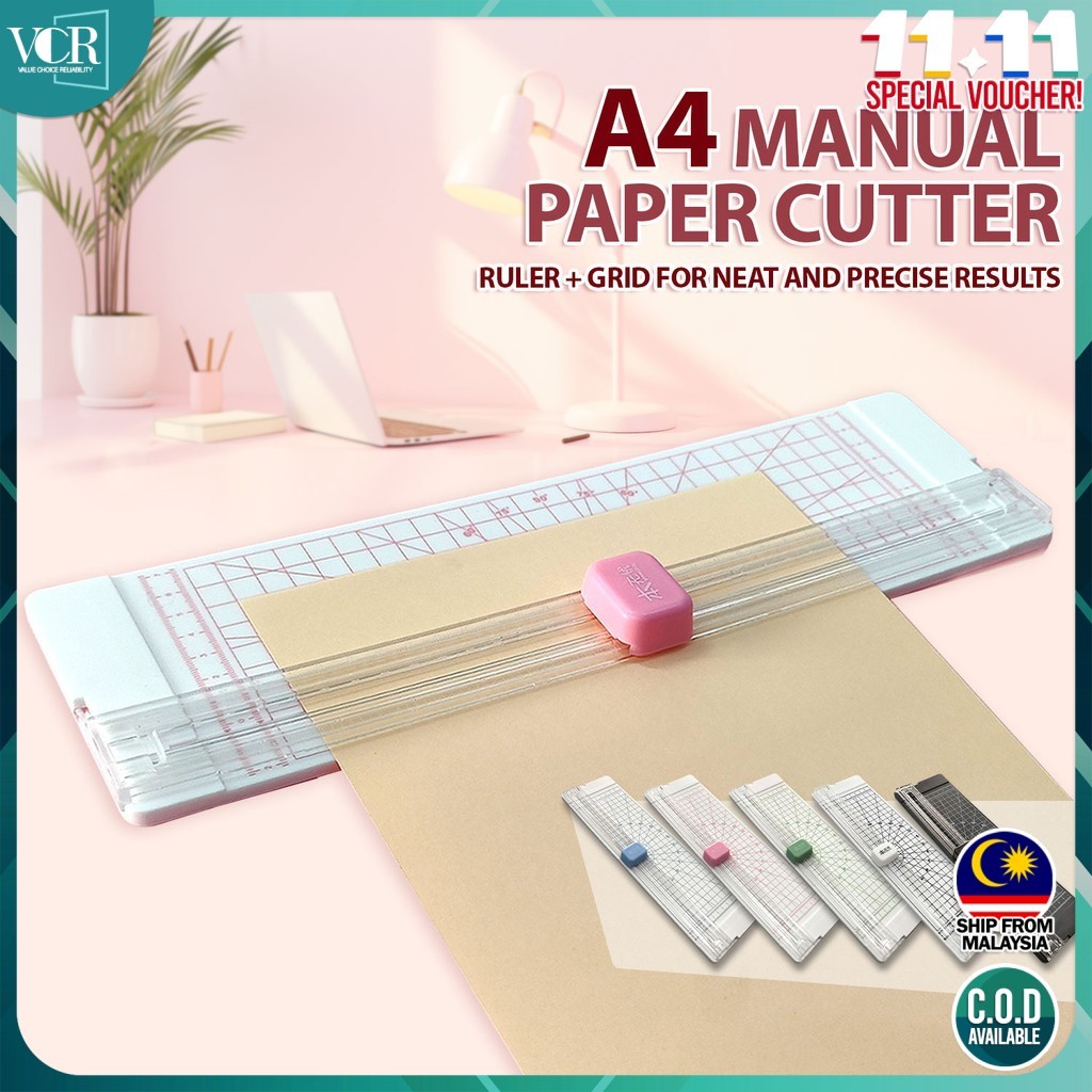 VC Art Easy เครื่องตัดกระดาษแบบพกพา Trimmer Manual Cutboard Slim Cut ...