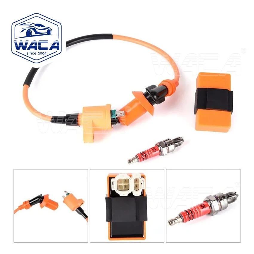 WACA คอยหัวเทียนแต่ง รถคาร์บูใส่ได้ทุกรุ่น ไฟแรง คอยหัวเทียน คอยล์ไฟแต่ง คอยคาร์บูฯ ของแต่งเวฟ MIO FINO (1ชิ้น) รูปที่ 2
