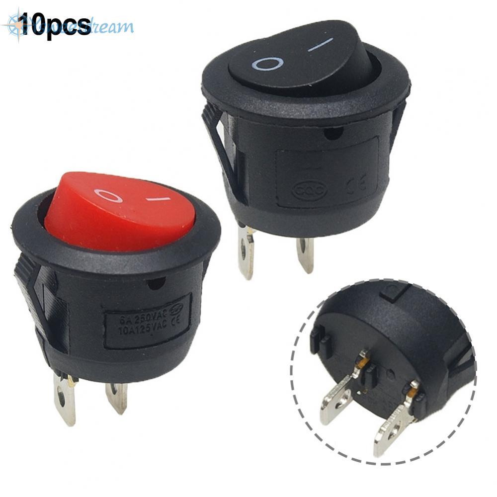 【SWTDRM】10 Pack Rocker Switch First Gear 2-Pin Switch Long-lasting ...