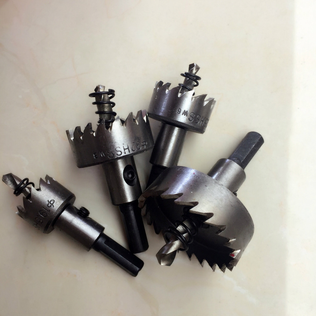 Haohan Black & Decker ความเร็วสูงเหล็ก Hole Saw เหล็กแผ่นอลูมิเนียมบาง ...