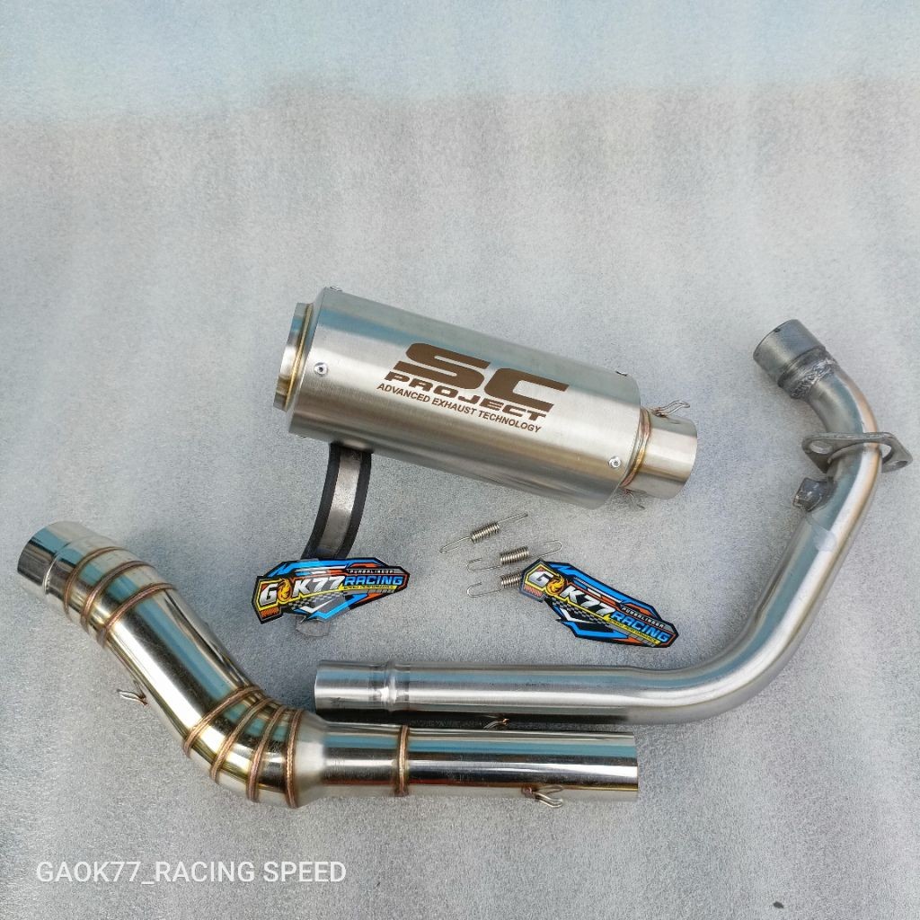 ท่อไอเสีย 1 ชุด Sc Project สําหรับ Raider 150 fi carb Fz150i Y15ZR ...