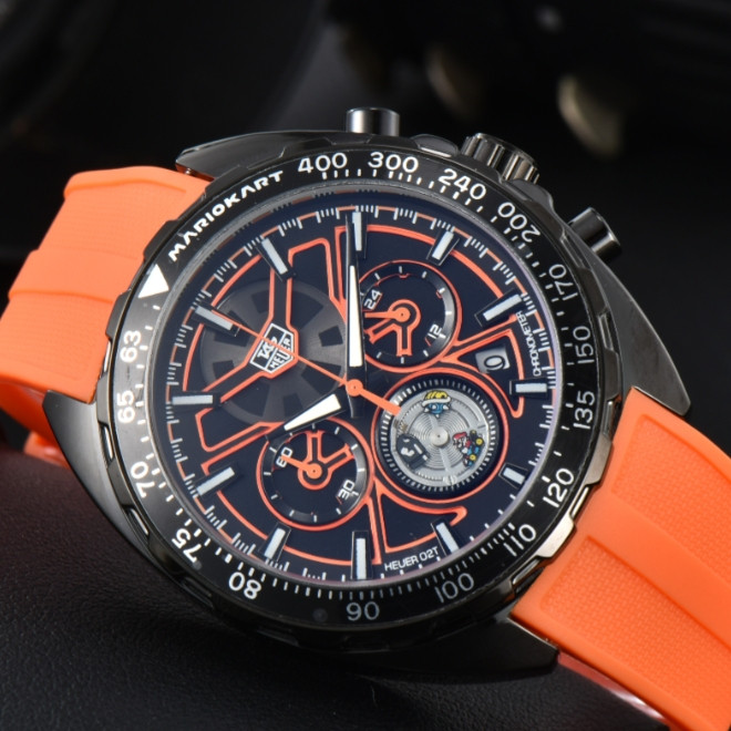 TAG HEUER TEUER Haoya Mens Rui Watch Blue Dial Stainless Steel Case สาย ...