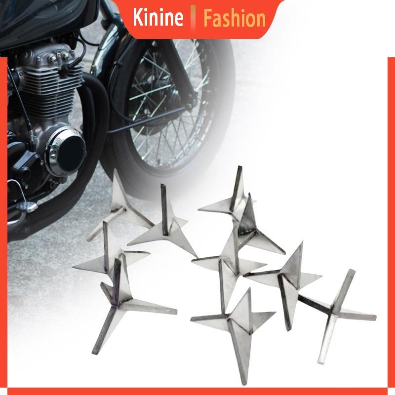 KIN 20 ชิ้นยานยนต์ยางเจาะ Spikes แบบพกพาสามเหลี่ยมเล็บ Ground Spikes รถ ...