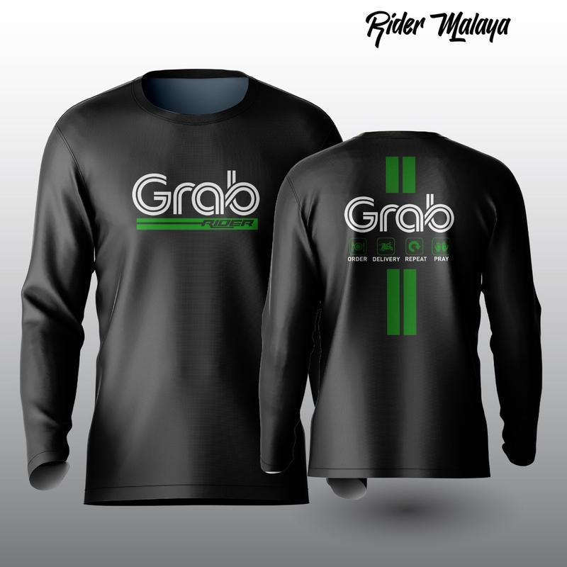 เสื้อเชิ้ต Grab Rider GRB03LINE แบบ Micobber สำหรับคนขับรถ ราคาประหยัด ...
