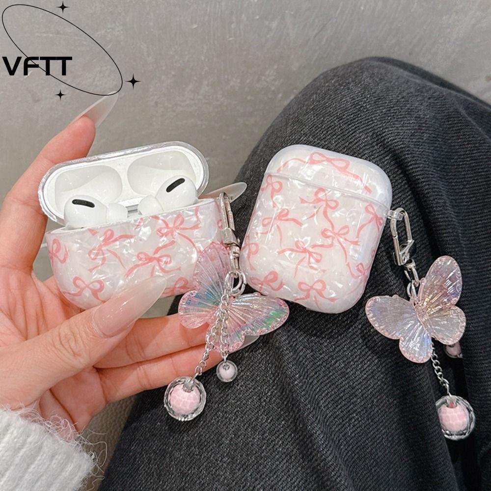 VFTT ฝาครอบป้องกันหูฟัง,พร้อม เพนเดนท์ ทีพียู หูฟัง,เปลือกน่ารักลวดลาย ...