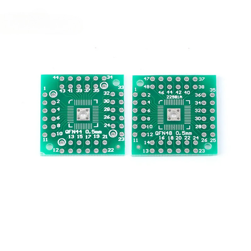 10pcs HTQFP QFN48 ถึง DIP48 QFN44 QFP48 QFP44 PQFP LQFP ถึง DIP 0.5 มม. ...
