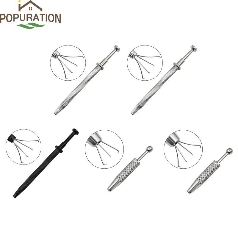 POP Diamond Claw Tweezer Grabber Pick-up Tool ชิป IC โลหะ Grabber ...