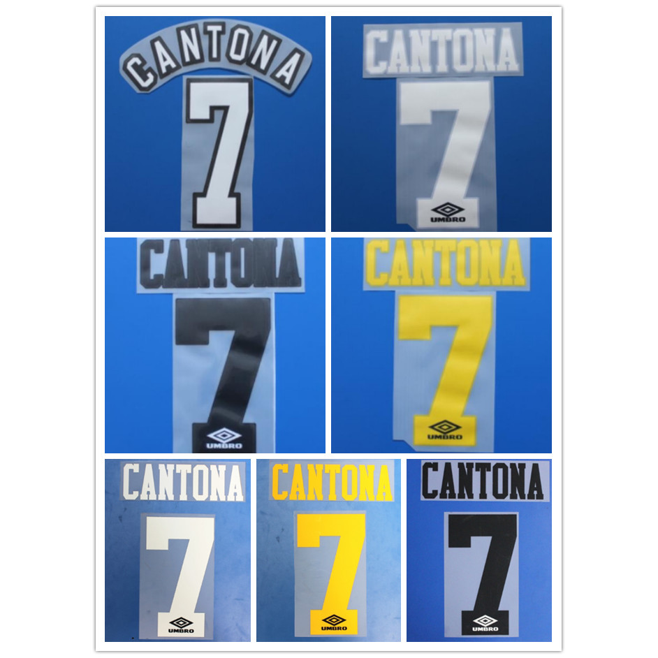 Manchester Retro 9294 Flocking Cantona Super A Star | Shopee Thailand