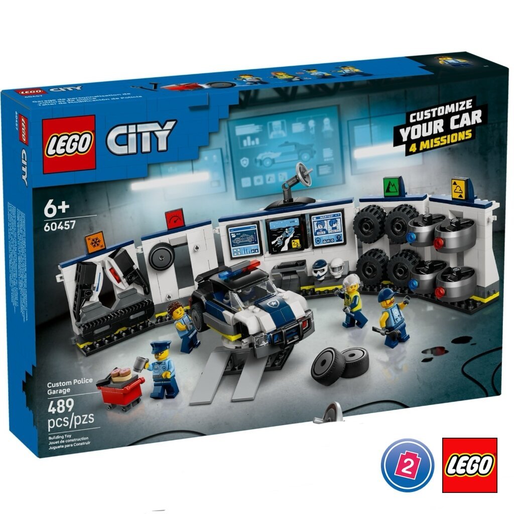 เลโก้ LEGO City 60457 Custom Police Car Garage | Shopee Thailand