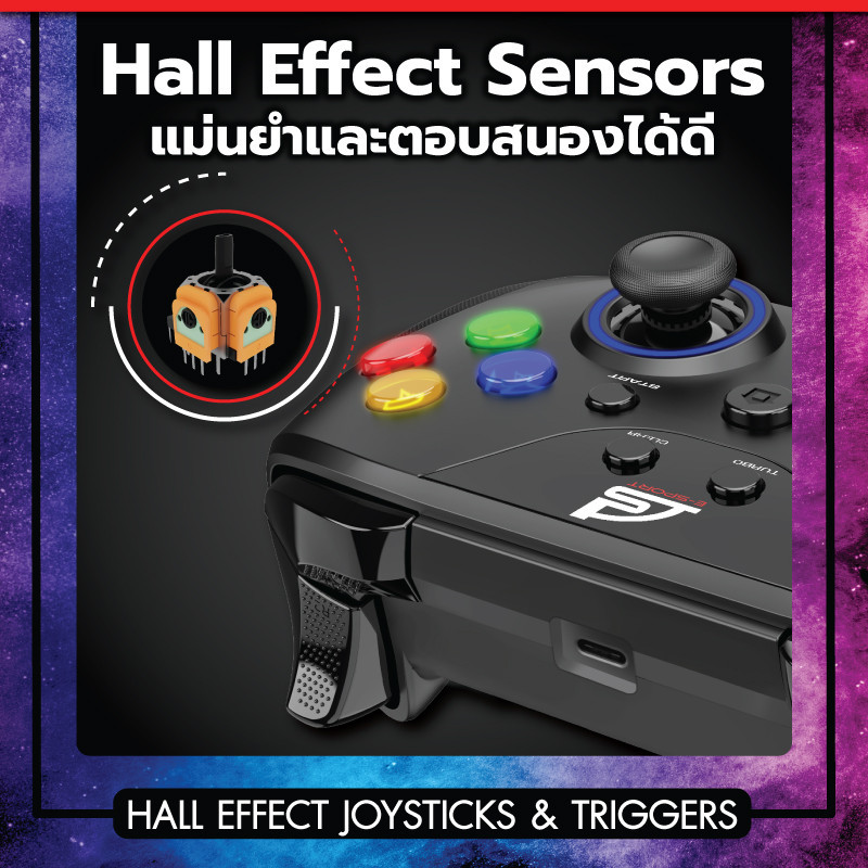 SIGNO GP-660 EXCELER GAMING CONTROLLER จอยเกม จอยคอนโทรลเลอร์ | Shopee ...