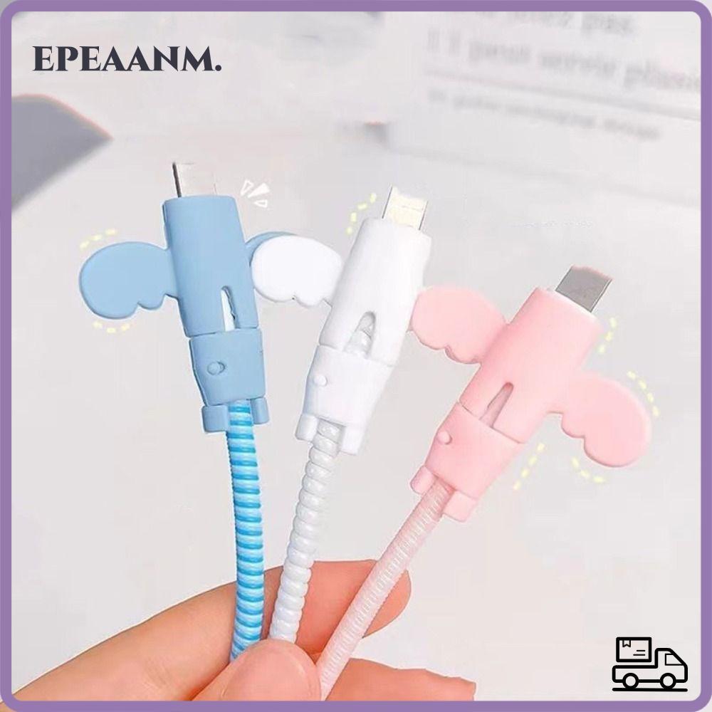 EPEAA Cable Protection, Cable Saver USB Data Line Protector, น่ารัก ...