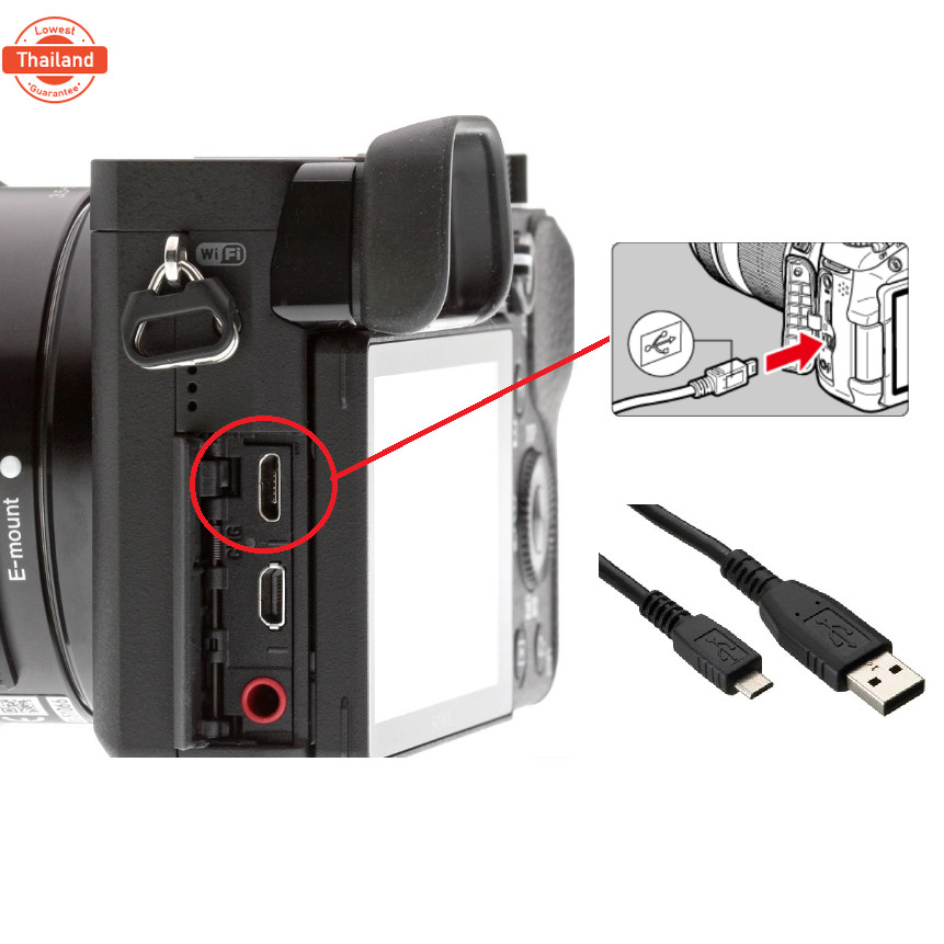 สายลิ้ง Nikon USB Cable - UC-E20 / E21 ส่งข้อมูล Nikon หลายรุ่น D3400 ...